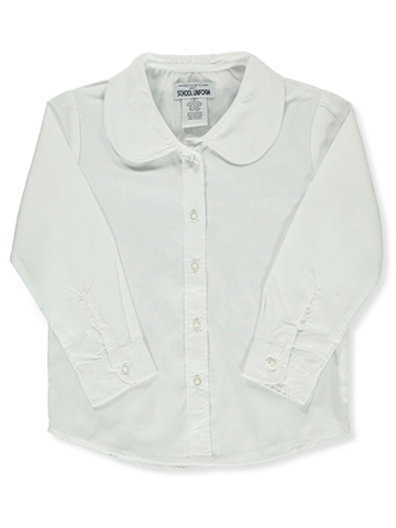 Galaxy Girls'  L/S Peter Pan Button Up Shirt - CookiesKids.com