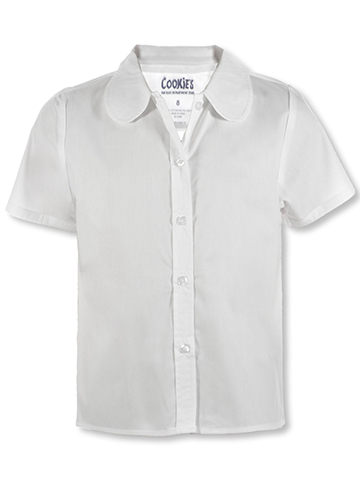 Cookie's Girls' S/S Pan Button-Up Shirt - CookiesKids.com