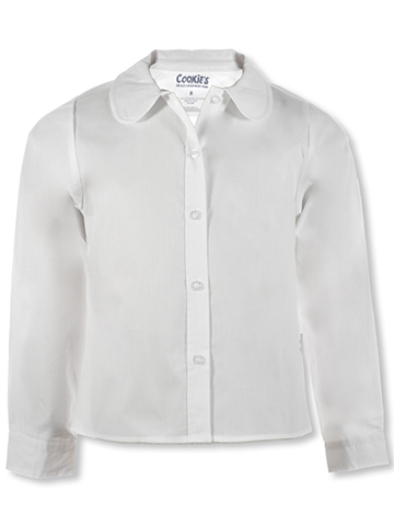 Cookie's Girls' L/S Pan Button-Up Shirt - CookiesKids.com