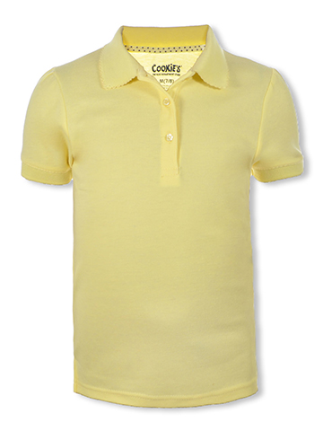 Cookie's Girls' Picot Trim Polo Shirt - CookiesKids.com