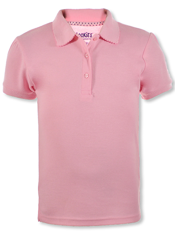 Cookie's Girls' Picot Trim Polo Shirt - CookiesKids.com