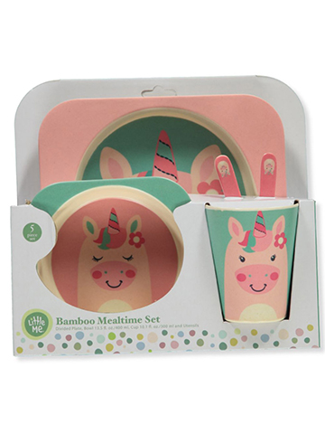 Little Me Baby Girls' 5-Piece Unicorn Feeding Set - CookiesKids.com