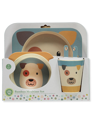 Little Me Baby Boys' 5-Piece Puppy Feeding Set - CookiesKids.com