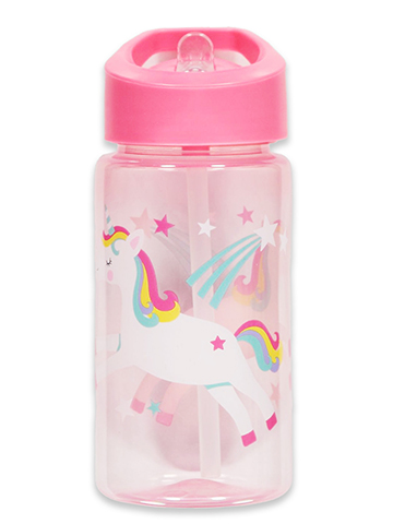 Little Me Baby Girls' Unicorn Flip Top Water Bottle - CookiesKids.com