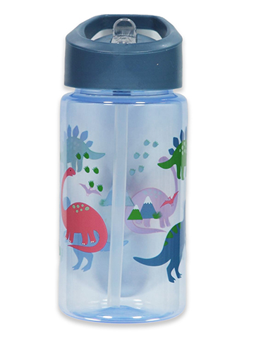 Little Me Baby Boys' Dinos Flip Top Water Bottle - CookiesKids.com