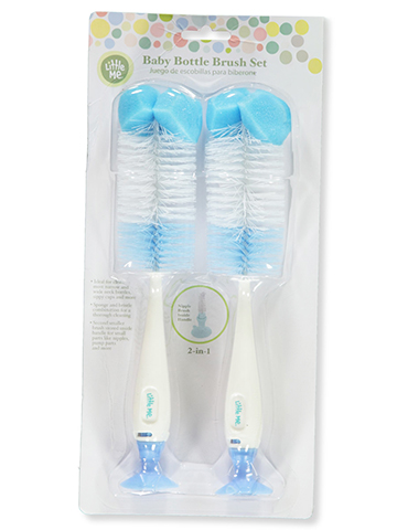 Little Me Baby Boys' 2-Pack Bottle Brushes Set - CookiesKids.com