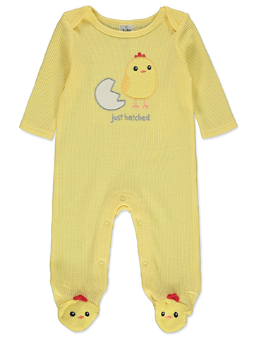 Baby Starters Baby Unisex Chick Footed Coveralls - CookiesKids.com