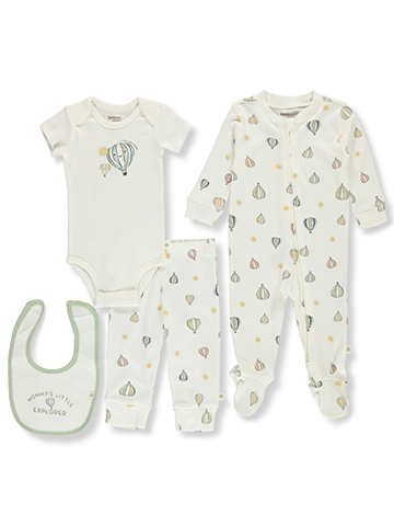 Huggies Baby Boys' 4-Piece Balloon Layette Set - CookiesKids.com