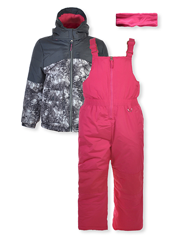 Pink Platinum Girls' 3-Piece Snowsuit Set Outfit - CookiesKids.com