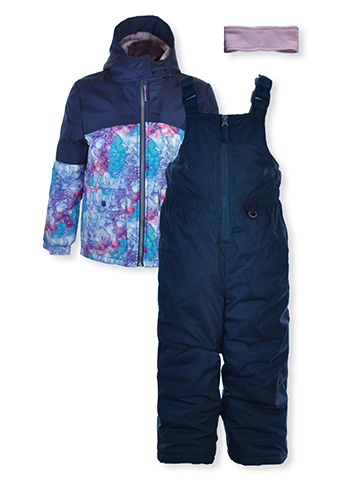 Pink Platinum Girls' 3-Piece Snowsuit Set Outfit - CookiesKids.com