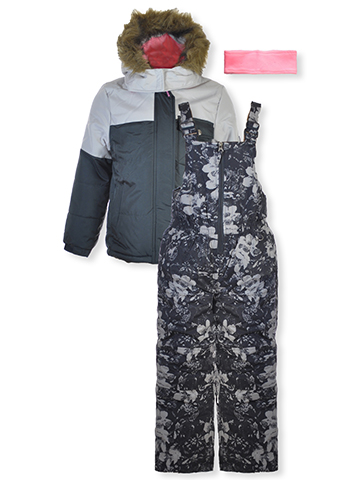 Pink Platinum Girls' 3-Piece Snowsuit Set Outfit - CookiesKids.com