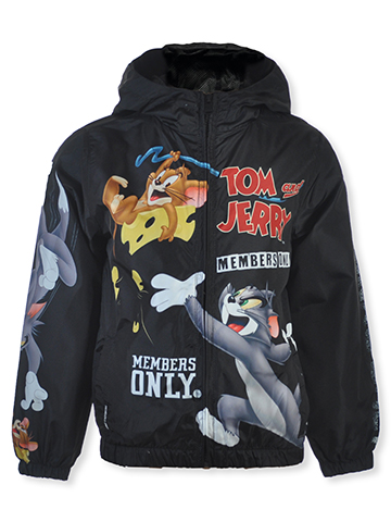 Tom & Jerry Boys' Windbreaker Spring Jacket - CookiesKids.com