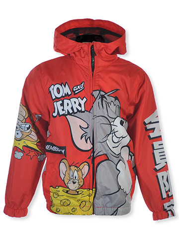 Tom & Jerry Boys' Windbreaker Spring Jacket - CookiesKids.com