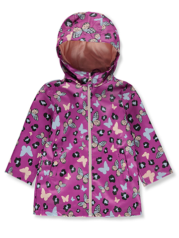 Pink Platinum Girls' Butterfly Rain Coat - CookiesKids.com