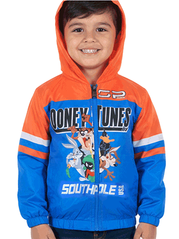 Southpole Boys' Looney Tunes Windbreaker Jacket - CookiesKids.com