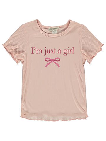 Urban Freedom Girls' Just A Girl T-Shirt - CookiesKids.com