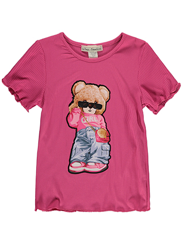 Urban Freedom Girls' Shades Bear T-Shirt - CookiesKids.com