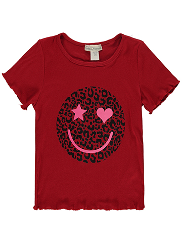 Urban Freedom Girls' Leopard Smile T-Shirt - CookiesKids.com