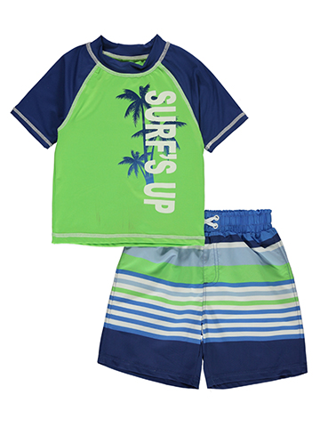 Iextreme Boys' 2-Piece Rashguard Swimsuit Set - CookiesKids.com