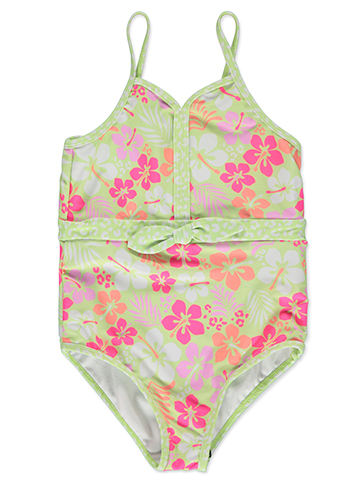 Kensie Girl Girls' 1-Piece Tropical Swimsuit - CookiesKids.com