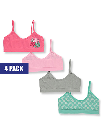 Tahari Girls' 4-Pack Seamless Bras - CookiesKids.com