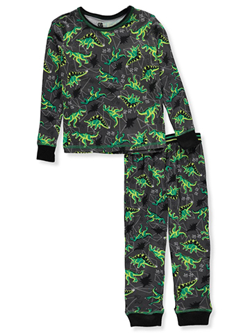 Only Boys Boys' 2-Piece Dino Pajamas Set - CookiesKids.com