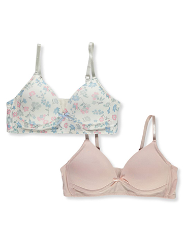 Rene Rofe Girls' 2-Pack Wireless Bras - CookiesKids.com