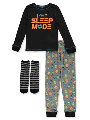 Only Boys' Boys' 3-Piece Pajamas Socks Set - CookiesKids.com