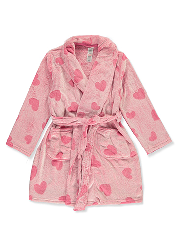 Rene Rofe Girls' Hearts Bath Robe - CookiesKids.com
