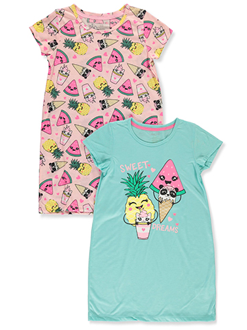 Rene Rofe Girls' 2-Pack Nightgowns - CookiesKids.com