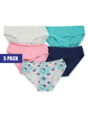 Rene Rofe Girls' 5-Pack Bikini Briefs - CookiesKids.com