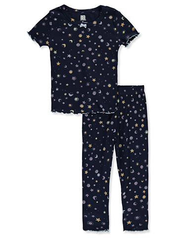 LaLa Girls' 2-Piece Stars Pajamas Set - CookiesKids.com