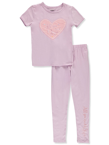 Rene Rofe Baby Girls' 2-Piece Hearts Pajamas Set - CookiesKids.com