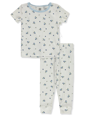 Lala Girls' 2-Piece Flower Pajamas Set - CookiesKids.com
