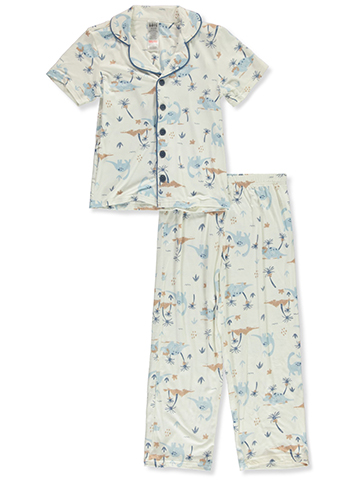 Only Boys' Boys' 2-Piece Island Paradise Coat Style Pajamas Set - CookiesKids.com