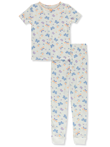 Rene Rofe Girls' 2-Piece Butterfly Pajamas Set - CookiesKids.com