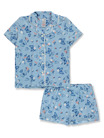 Rene Rofe Girls' 2-Piece Butterfly Coat Style Pajamas - CookiesKids.com