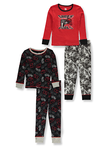Only Boys Boys' 4-Piece Mix Match Gamer Pajamas - CookiesKids.com