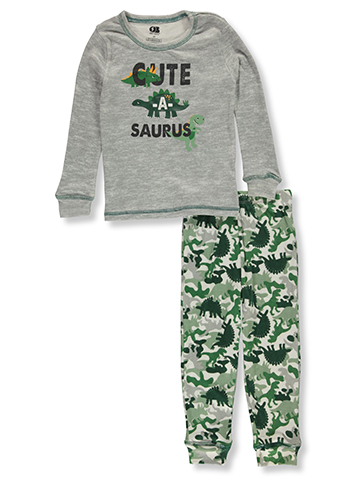 Only Boys Boys' 2-Piece Dinosaur Pajamas - CookiesKids.com