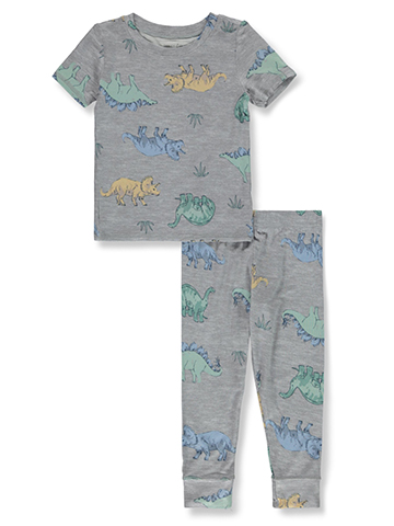Poppy & Clay Baby Boys' Dinosaur Bamboo Pajamas Set - CookiesKids.com