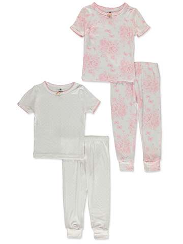 Tutu Couture Infant Four-Piece Pajama Set - CookiesKids.com