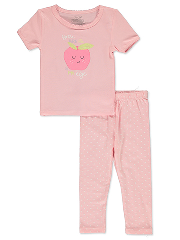Rene Rofe Baby Girls' Apple Print Pajama Set - CookiesKids.com