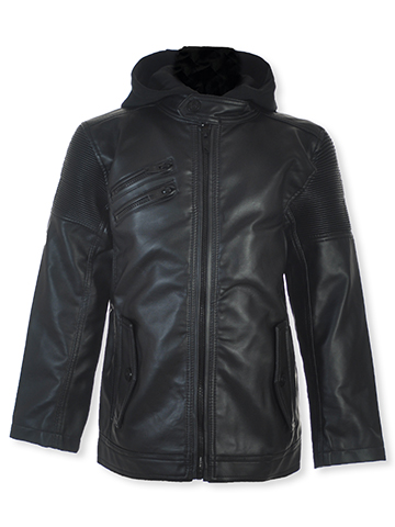 Urban Republic Boys' Hooded Moto Jacket - CookiesKids.com