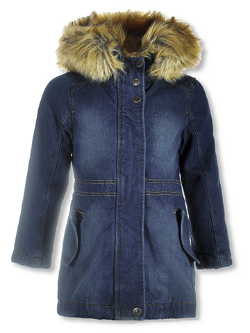 Urban Republic Girls' Heavyweight Denim Anorak - CookiesKids.com