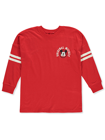 Disney Mickey Mouse Girls' L/S T-Shirt - CookiesKids.com