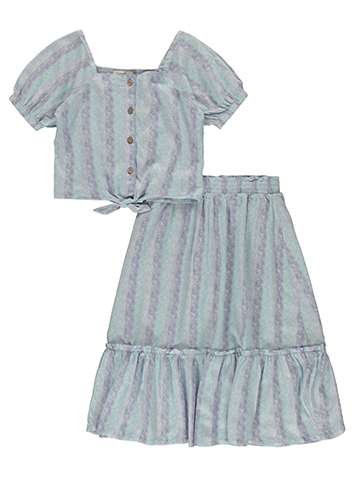 Jessica Simpson Girls' 2-Piece Skirt Set Outfit - CookiesKids.com