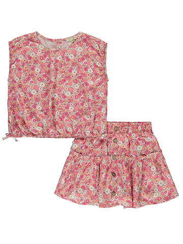 Jessica Simpson Girls' 2-Piece Skirt Set Outfit - CookiesKids.com