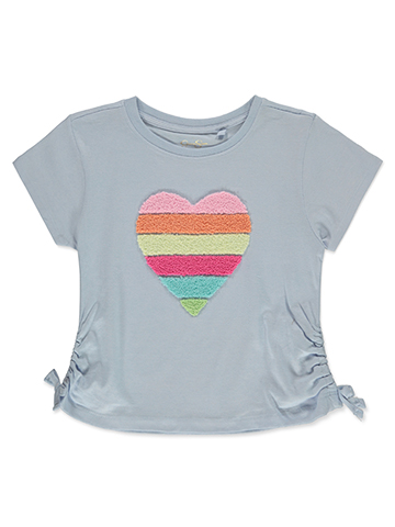 Jessica Simpson Girls' Chenille Heart T-Shirt - CookiesKids.com