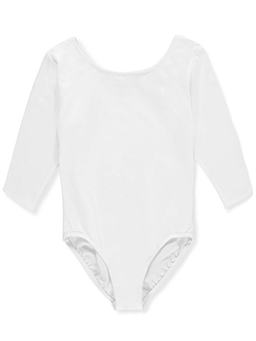 Marilyn Taylor Girls’ 3/4 Sleeve Dancewear Leotard - CookiesKids.com