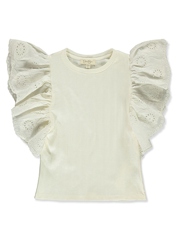 Jessica Simpson Girls' Ruffle Top - CookiesKids.com